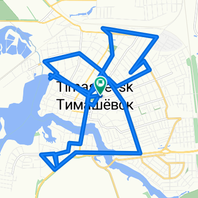 улица Ленина, 159, Тимашёвск до улица Ленина, 159, Тимашёвск