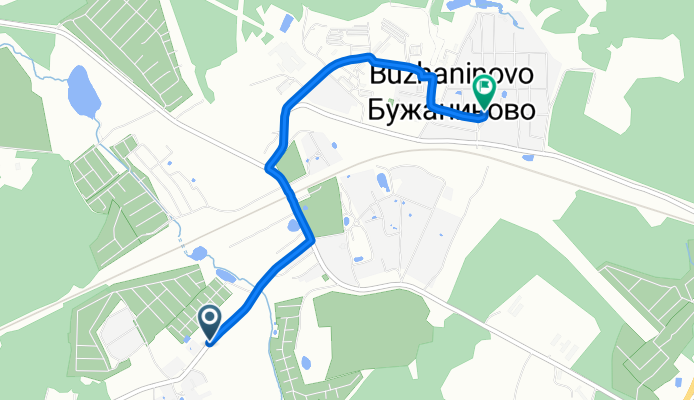 От Бужаниново - Дубининское до Советская улица 8, Бужаниново