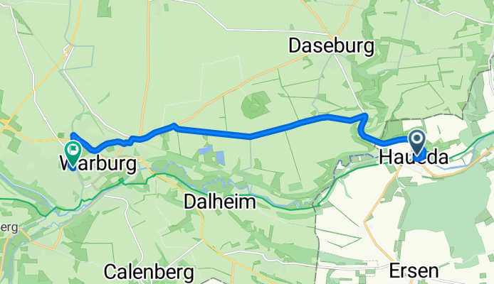 Mühlenweg 5, Liebenau nach Hüffertstraße 50, Warburg
