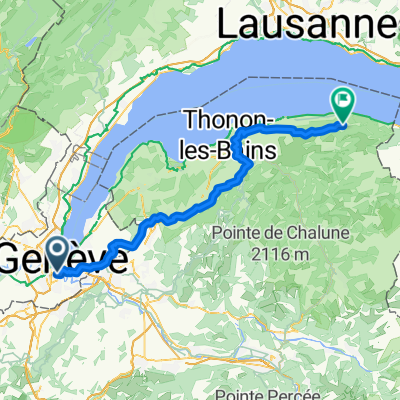 Genève à Thollon-Les-Mémises
