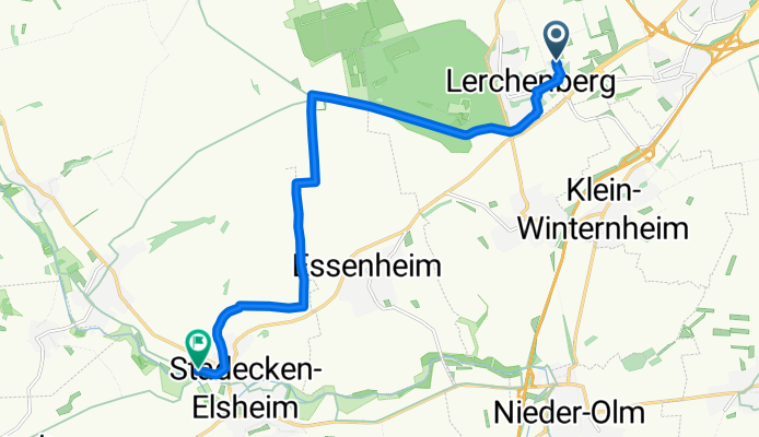 Lerchenberg - Selztalradweg