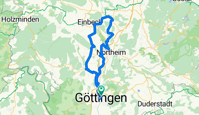Göttingen-Northeim-Kreiensen-Einbeck-retour