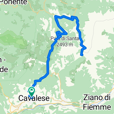 Dolomity 2012 - Cavalese-Passo di Lavaze-Passo di Pampeago-Cavalese