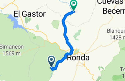 Route in der Bikemap App öffnen
