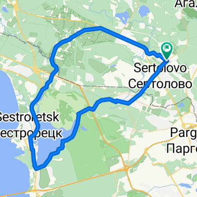 Сертоловское шоссе, Сертолово до Сертоловское шоссе, Сертолово