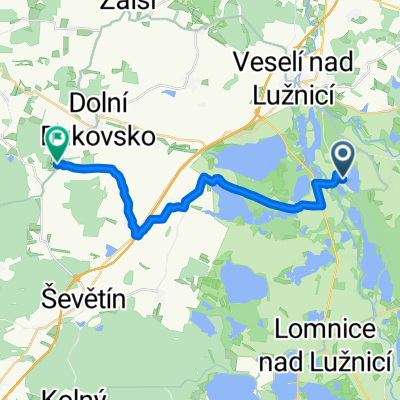 Trasa z Vlkov
