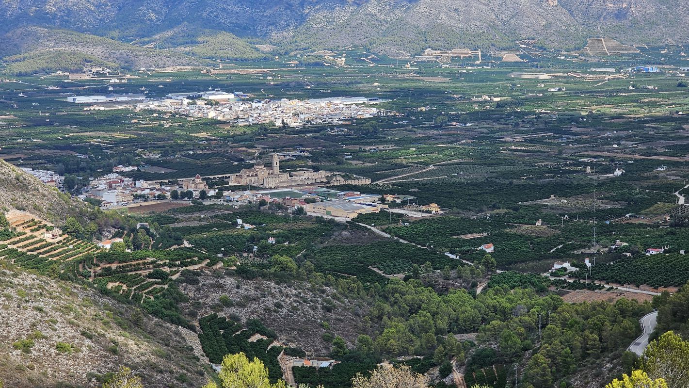Gandia to Benifairó de la Valldigna