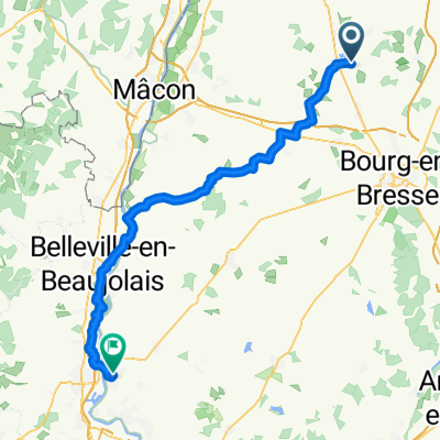 montrevel - jassans 70 km