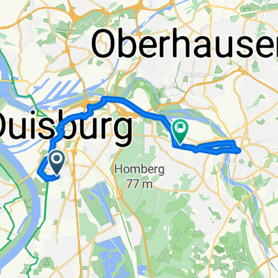 Gitschiner Straße 104, Duisburg nach Duisburger Straße 272, Mülheim an der Ruhr