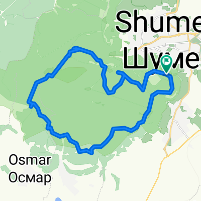 Route to Shumen Fortress, Shumen