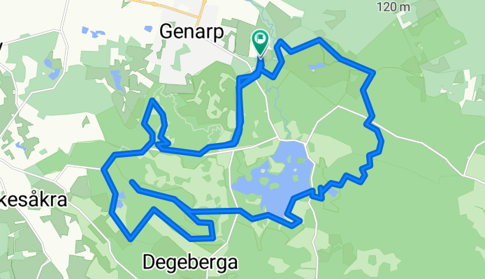 Genarp to Ekevallavägen 10, Genarp