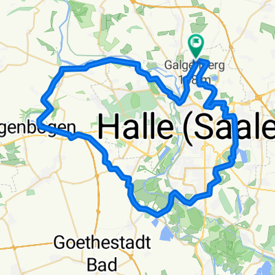Grüner Platz 11, Halle (Saale) nach Straße der Einheit 3, Halle (Saale)
