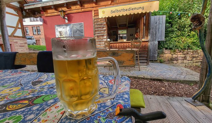 Photo 1 of the Bikemap route "Zum Biergarten nach Birkert"
