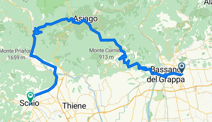 Bassano del Grappa - Asiago - Schio