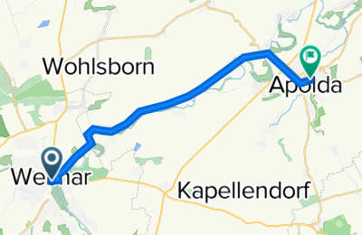 Route in der Bikemap App öffnen