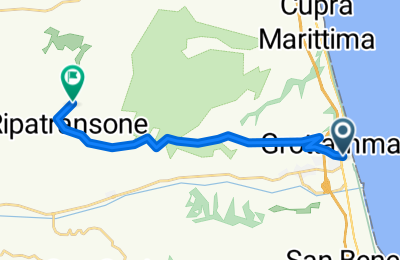 Route in der Bikemap App öffnen