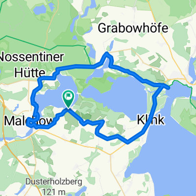Müritz 1 Fleesensee Kolpinsee Eiszeitroute Teile