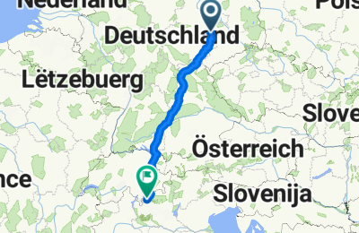 Route in der Bikemap App öffnen