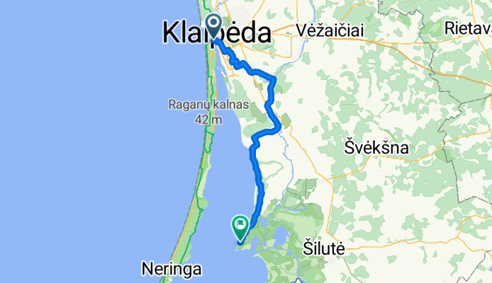 Klaipėda - Priekulė - Ventė