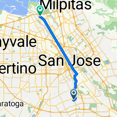 Hillsdale (South San Jose)  to North First St.