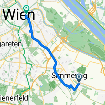 Kaiser-Ebersdorfer-Straße 86, Vienna to Dominikanerbastei 12, Vienna