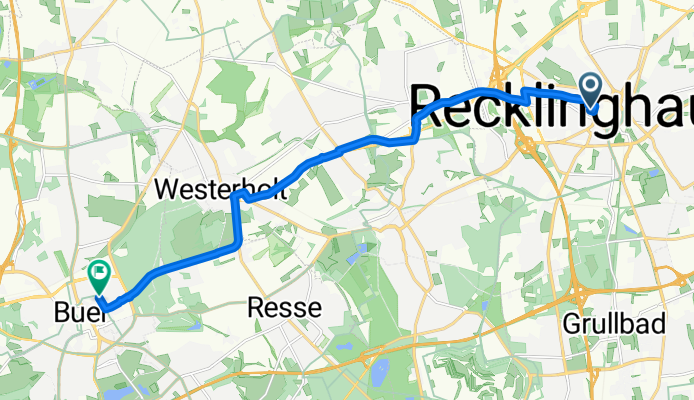 Herzogswall 38A, Recklinghausen nach Lindenstraße 37, Gelsenkirchen
