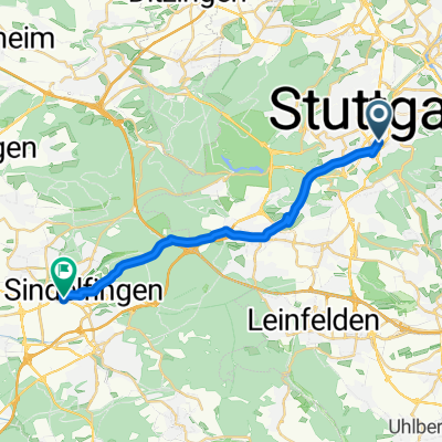 Stuttgart Mitte/Süd &lt;---&gt; Sindelfingen Tor 3