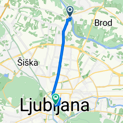 Dunajska cesta 270 to Pogačarjev trg 2