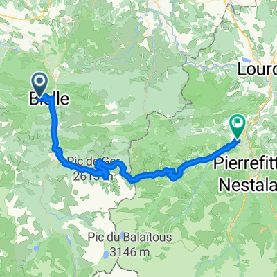 64260 Bilhères to Argelès-Gazost