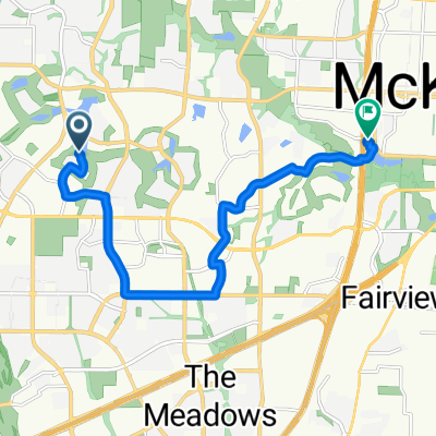 1201 Stoneoak Dr, McKinney to 1301 S Central Expy, McKinney