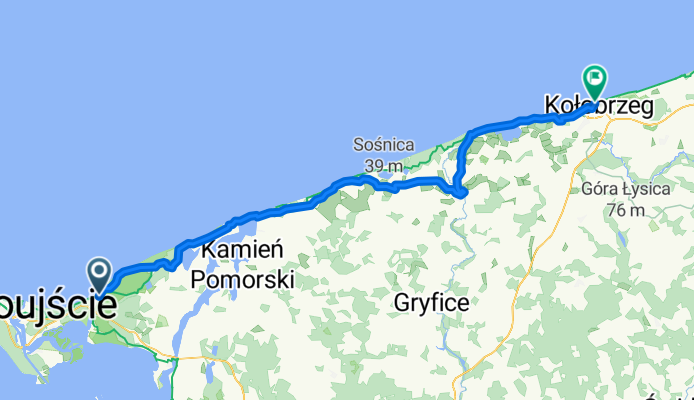 Międzyzdroje - Kołobrzeg