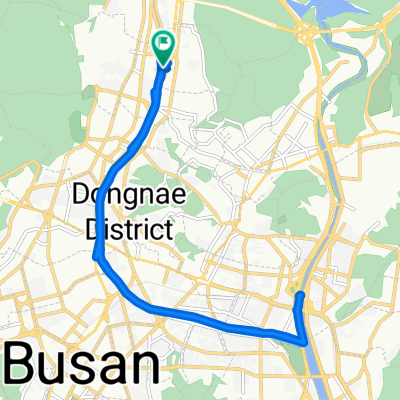 중앙대로 1617-12, 부산광역시 to 중앙대로, 부산광역시