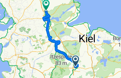 Route in der Bikemap App öffnen