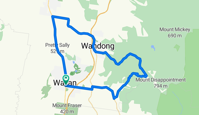 Wallan - Mt Disappointment the hard way