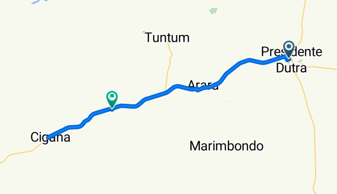 Rua da Mangueira, 60, Presidente Dutra a Tuntum