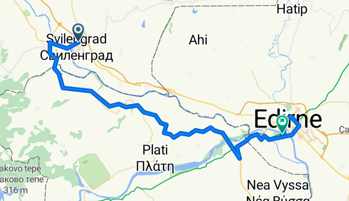 Svilengrad - Greece - Turkey - Greece - Bulgaria