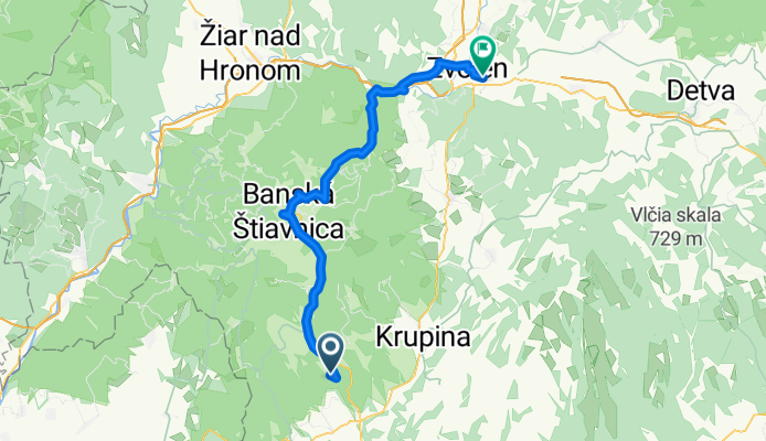 sitnianska lehotka - zvolen