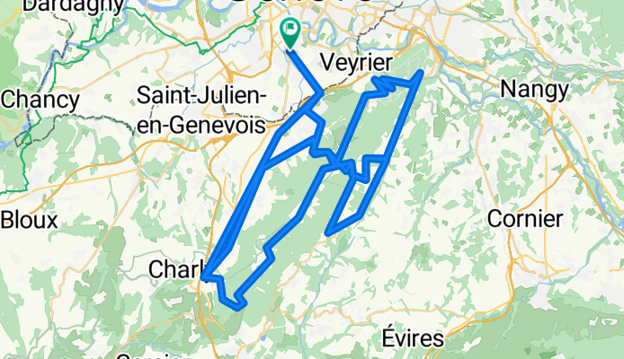Le Salève par 4 montées différentes (depuis Carouge-CH)