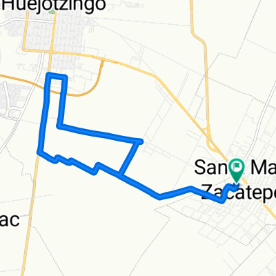 Calle San José 76, Santa María Zacatepec a Calle San José 88, Santa María Zacatepec