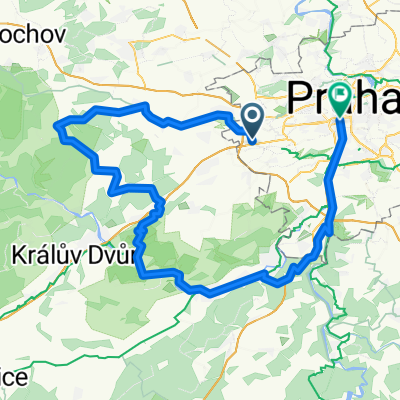 Zličín - Karlštejn - Cukrák - karlovo náměstí