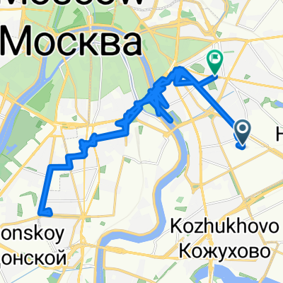 От улица Мельникова 3 корпус 7, Москва до Таганская улица 31, Москва