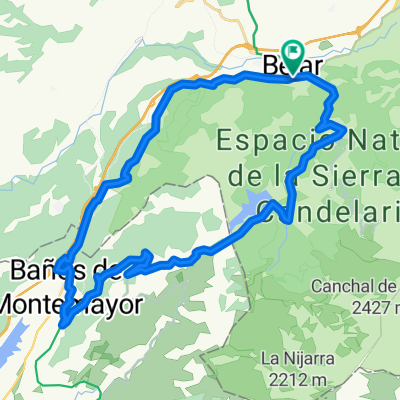 Béjar - Baños de Montemayor - La Garganta - Candelario - Béjar