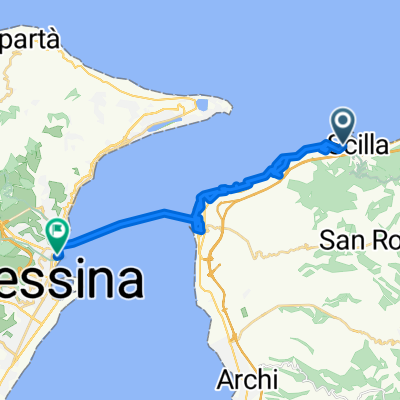 37 - Scilla - Imbarco Villa San Giovanni - Messina Km. 16.2