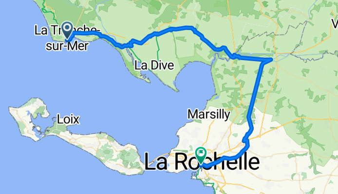 D12 - La Tranche-sur-mer a La Rochelle