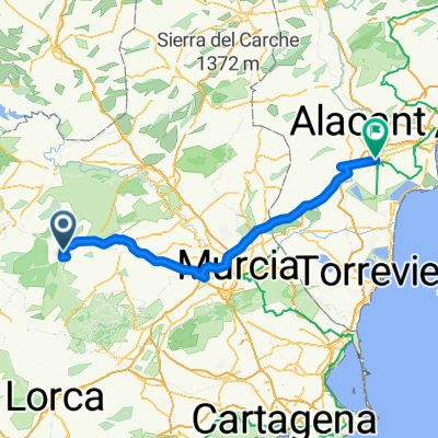 De Calle Camino del Rio 60, Bullas a Carrer Doctor Sapena 31, Elx