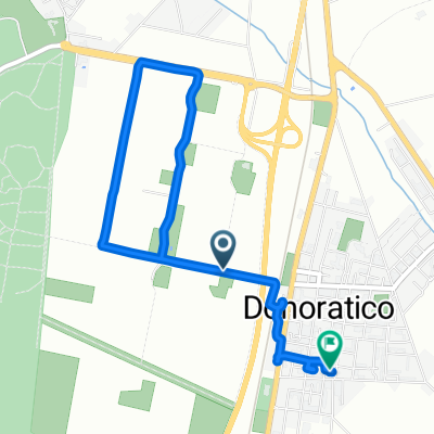 Da Strada Statale 1, Castagneto Carducci a Via L. Da Vinci 44, Donoratico