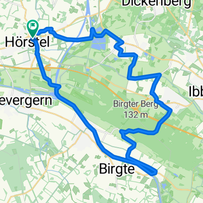 Hörstel - Riesenbeck - Birgte - Ibbenbüren - Püsselbüren - Hörstel