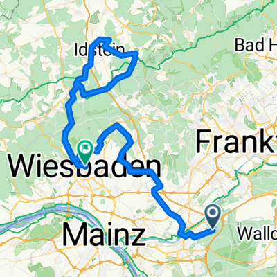 2011 Ironman 70.3 Wiesbaden Radstrecke CLONED FROM ROUTE 882443