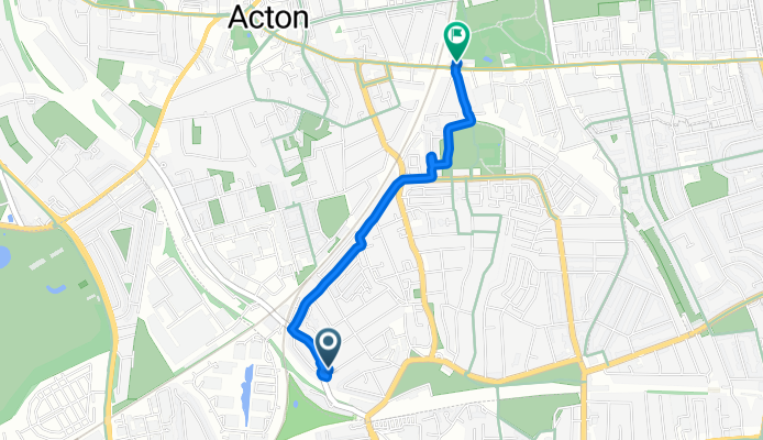 15 Bollo Lane, London to The Lodge, The Vale, London