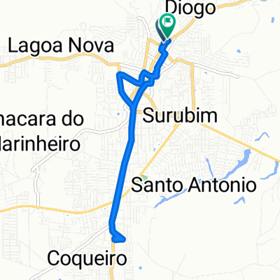Rua Antônio Justino de Arruda, 56, Surubim a Rua José Joaquim Duda, Surubim